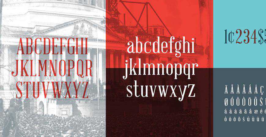 Abraham Lincoln free title headline typography font typeface