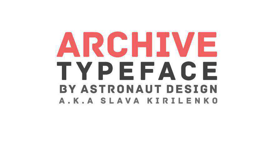 Archive free title headline typography font typeface