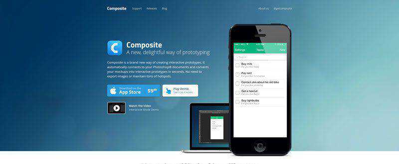 Composite ultimate iPhone app prototyping tool Photoshop