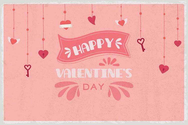 Free Cute Valentine’s Day Cards and Backgrounds (AI & EPS)
