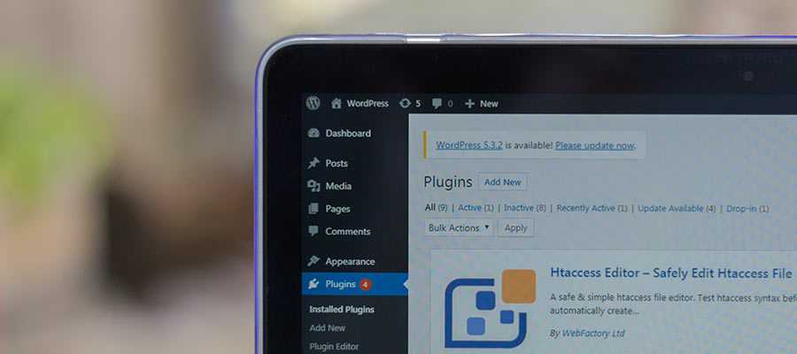 WordPress Plugin Screen