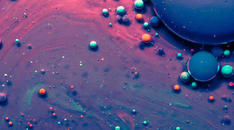 Blue Pink Droplets color abstract desktop wallpaper hd 4k high-resolution