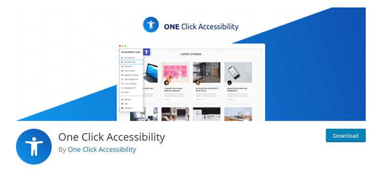 One Click Accessibility