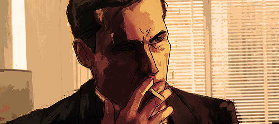 Art Don Draper Mad Men Smoking