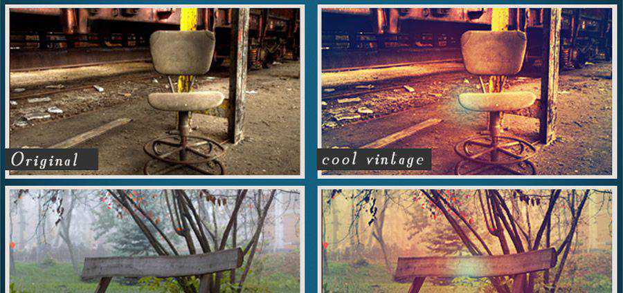 Free Cool Vintage Photoshop Action atn