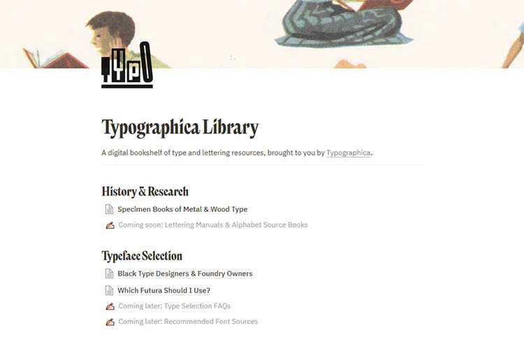 Example from Typographica Library