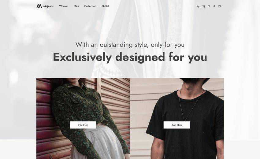 Majestic Bootstrap 5 eCommerce free bootstrap web template html html5 responsive mobile-first