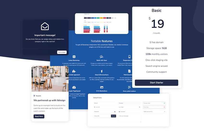 20 Free Bootstrap UI Kits