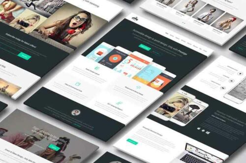 10 Free Landing Page Web Templates for Photoshop