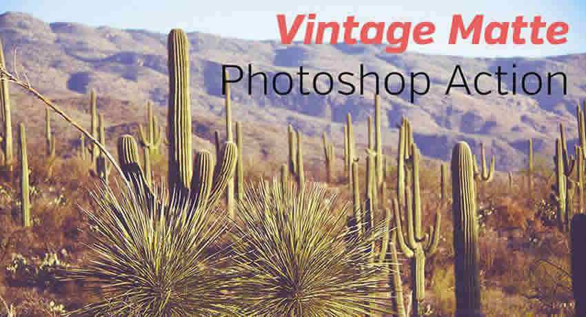 vintage matte effects photo free photoshop actions