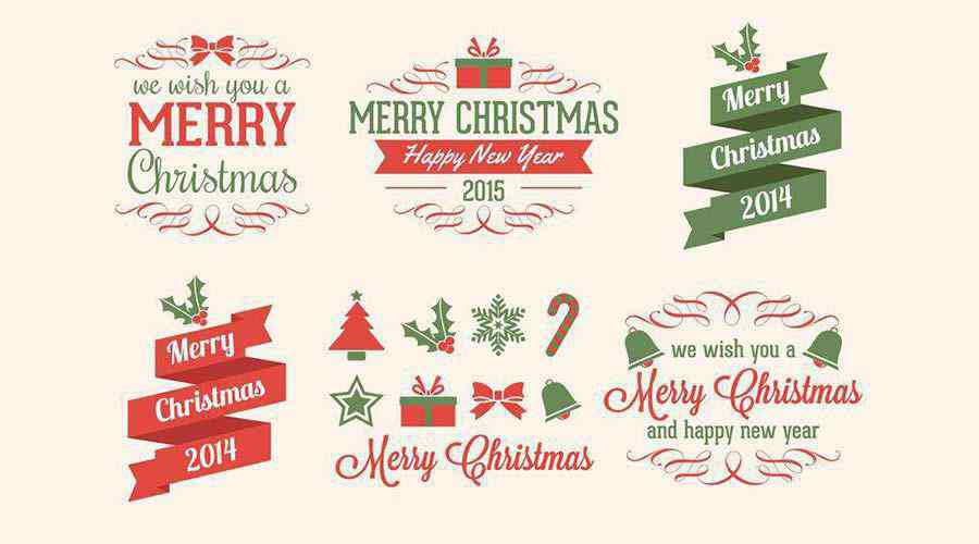 Christmas Vector Elements free holidays