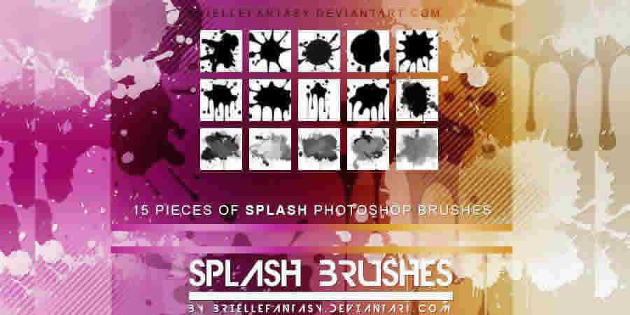 Scuaba Splash Photoshop ABR