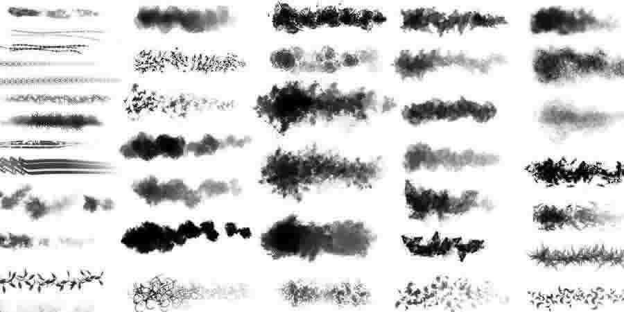 Free Photoshop Custom Brushes of Tyler Street there are 40 Brushes in the pack