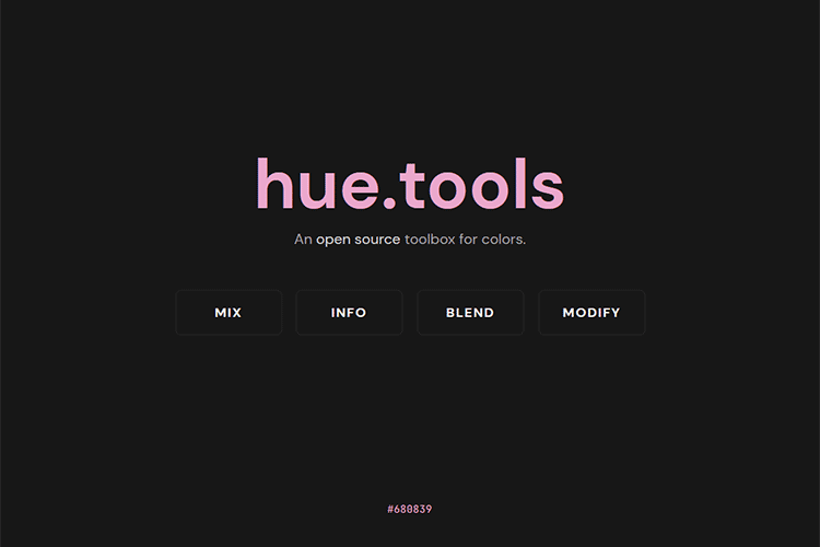 Example from hue.tools