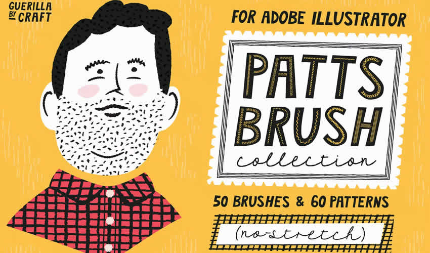 Brush Patts Collection adobe illustrator brushes abr free set package