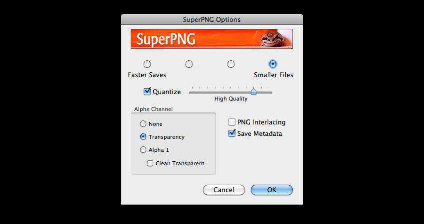 SuperPNG Plugin Extension
