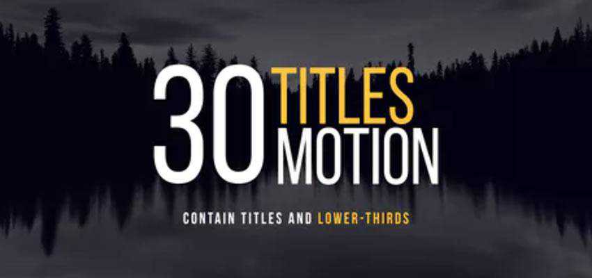 20+ Best Free Apple Motion Templates for Videographers in 2025 – Speckyboy