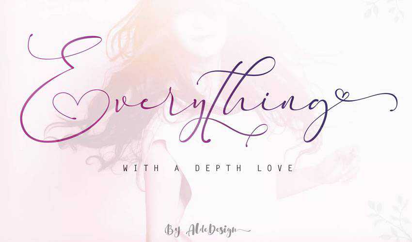 free font calligraphy typography script Everything