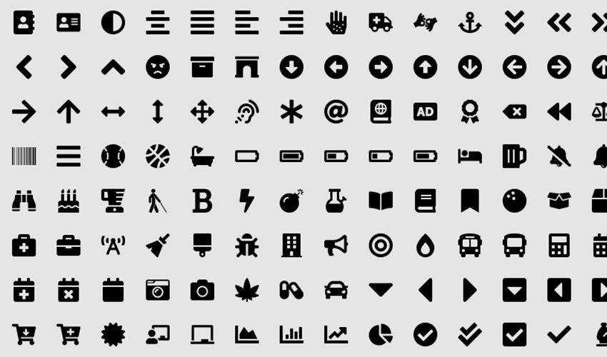 Font Awesome 5 Icon Component Library free figma ui icon set