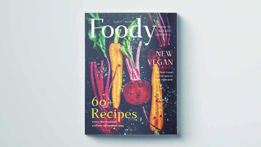 Food Magazine InDesign Template