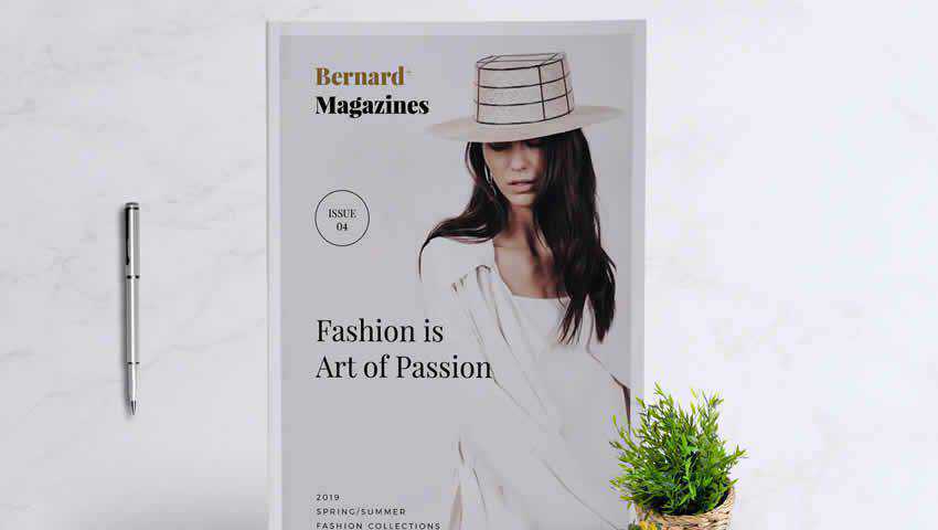 Bernard Fashion InDesign Magazine Template