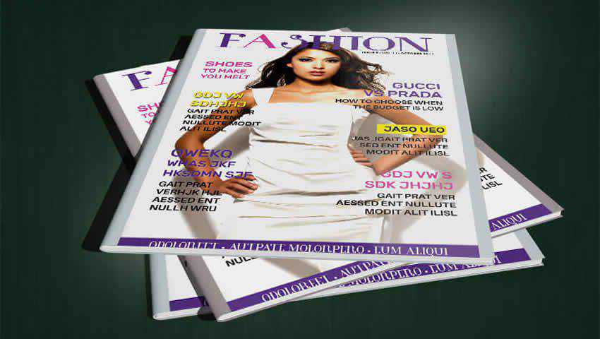 Fashion Magazine Cover Template