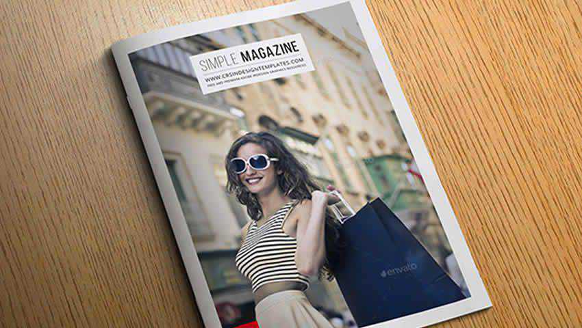 Free Simple Magazine InDesign Template