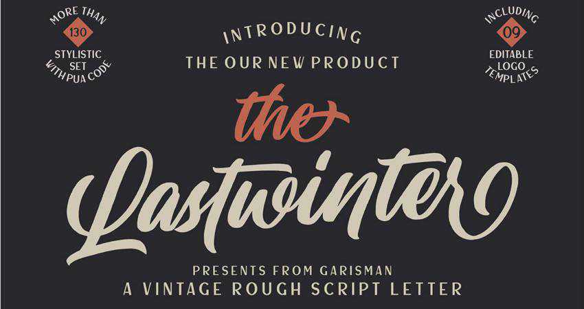 Free The Lastwinter Vintage Script Font