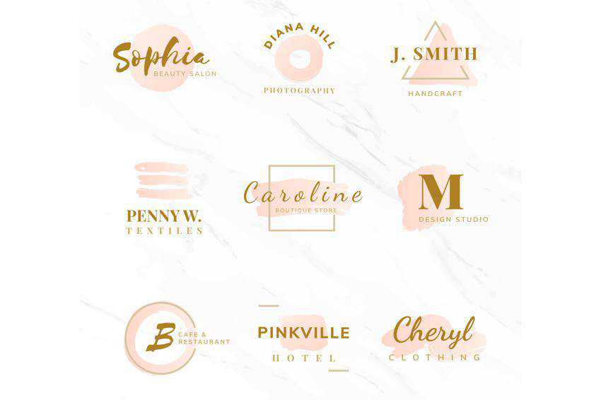 LY Feminine logo beauty monogram and elegant logo design