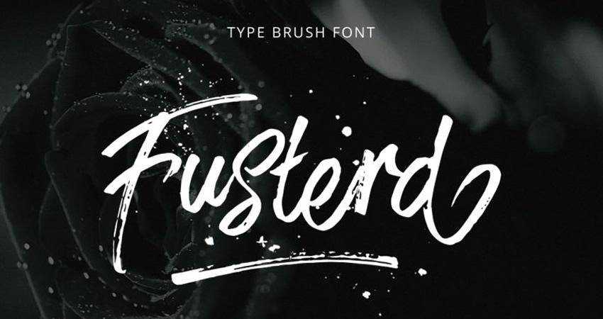 Free Fusterd Brush Font