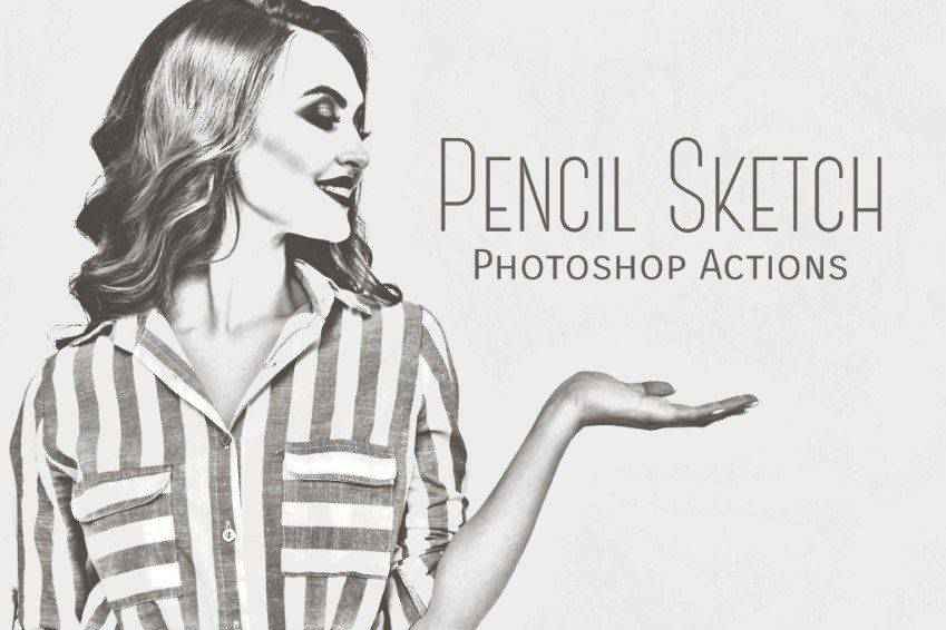 Pencil Sketch Photoshop Actions