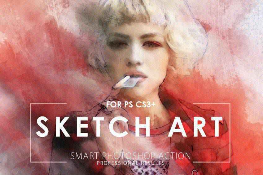 Sketch Art Smart Photoshop Action