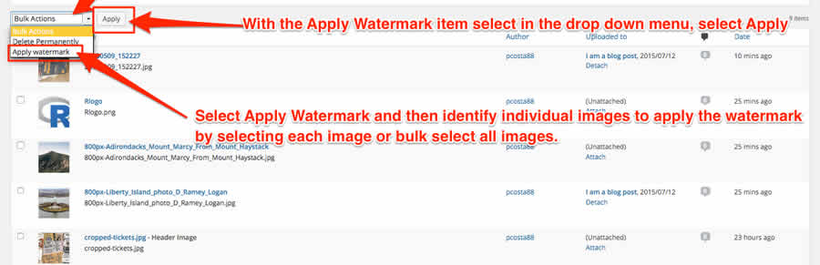Image Watermark WordPress Media Plugin