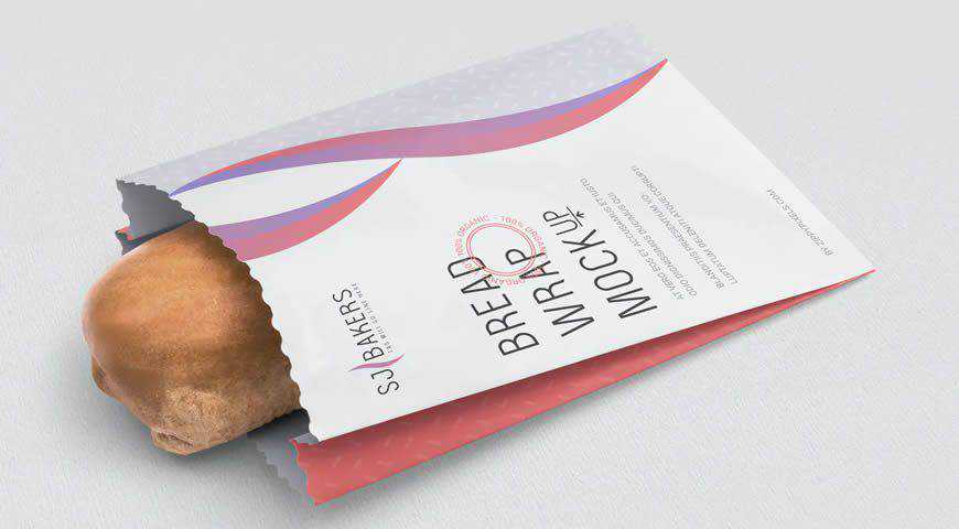 Bread Packaging Photoshop PSD Mockup Template