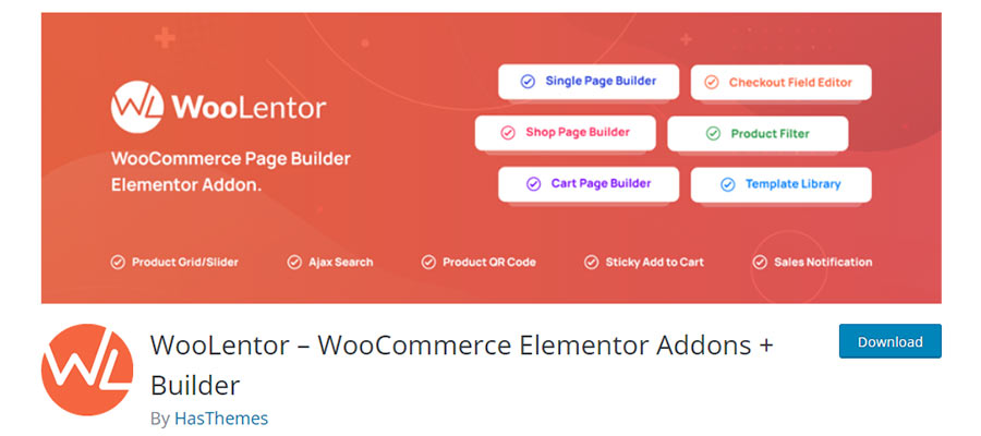 WooLentor – WooCommerce Elementor Addons + Builder