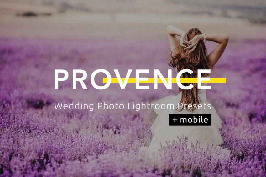 Lightroom presets for Provence wedding