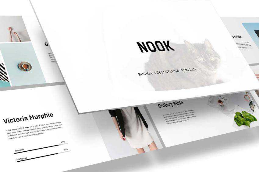 Nook Powerpoint - Clean Minimal Presentation Template