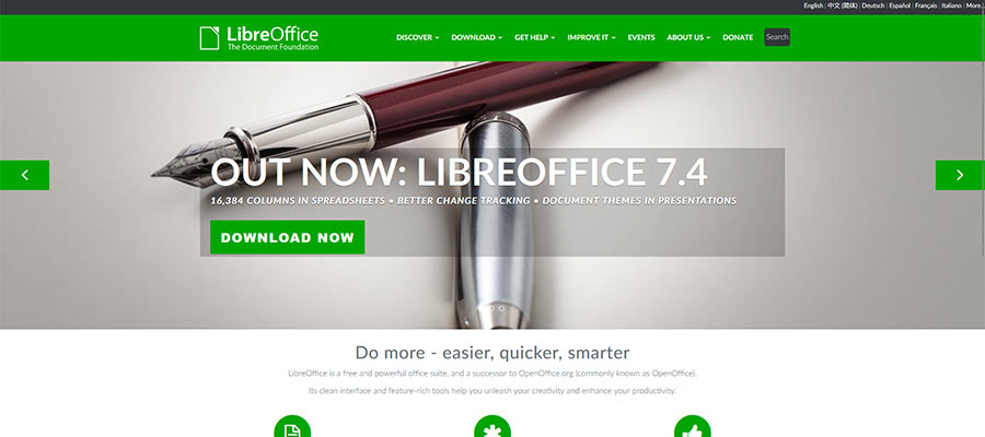 Libre Office is a free alternative to expensive office suites.