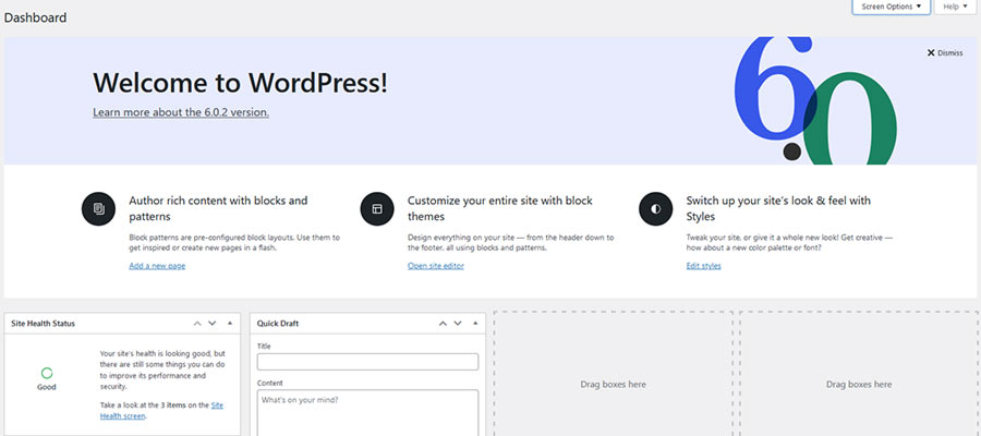 Pengalaman orientasi WordPress saat ini dapat mengalami beberapa peningkatan.