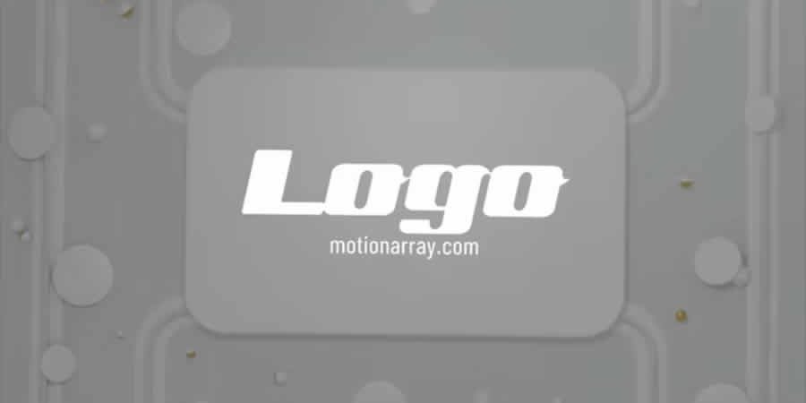 Dynamic 3D White Logo free davinci resolve template video motion design