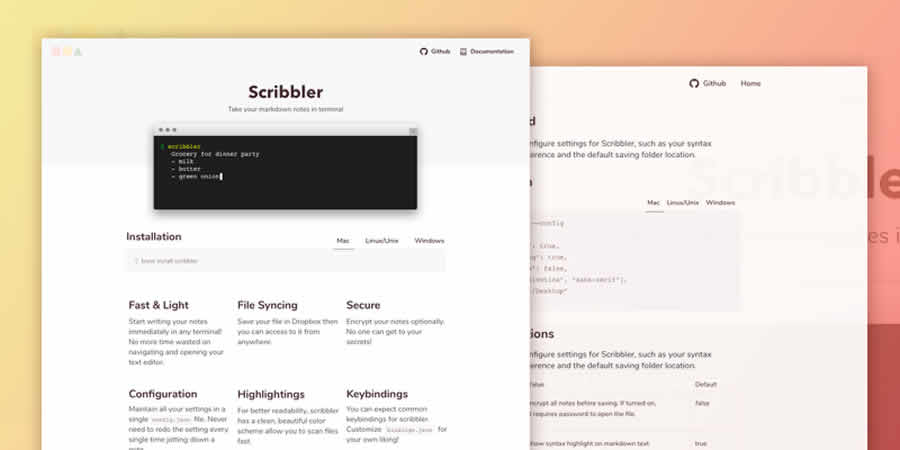Scribbler Landing Page Free Responsive HTML CSS Web Template