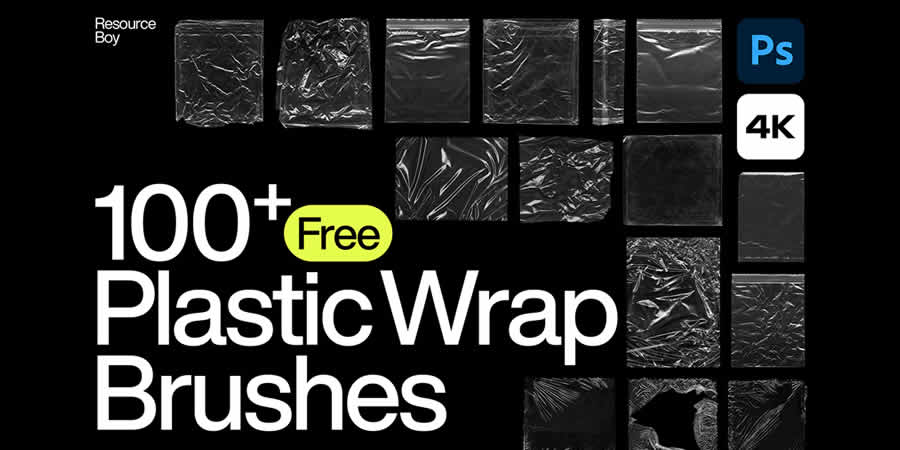 Plastic Wrap Photoshop Brushes Free Photoshop Brushes ABR
