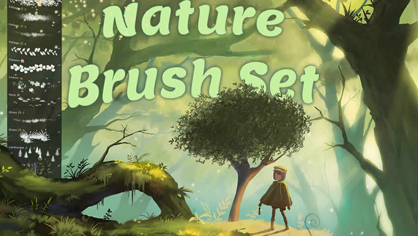 Nature Free Procreate Brushes