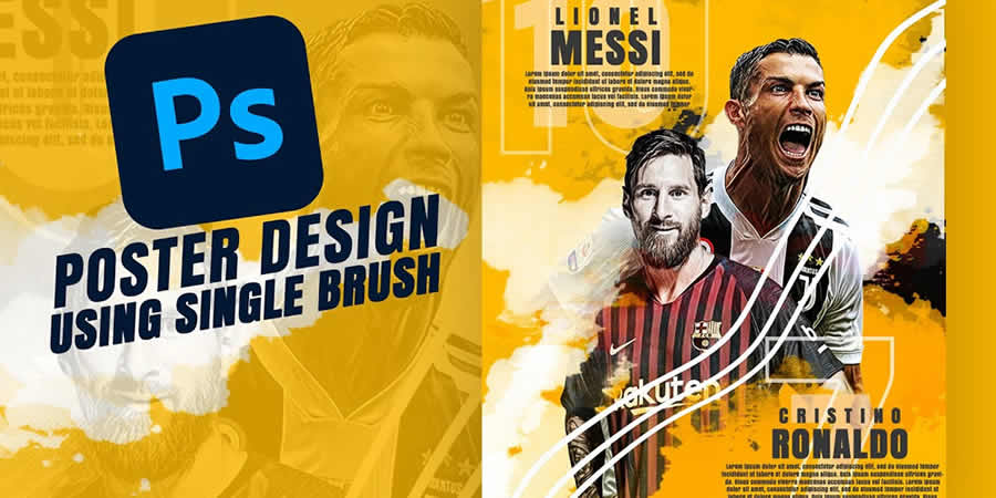 Sports Edit Tutorial - Adobe Photoshop 2022 {Sports Poster Design