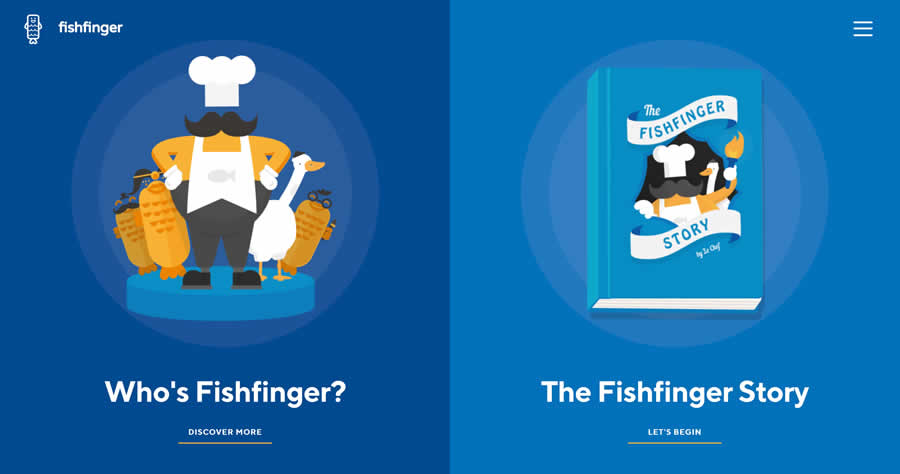 Fishfinger - Storytelling in Portfolio Design