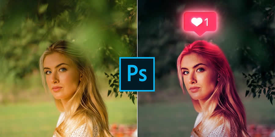 Glowing Social Media Icon Effect In Photoshop