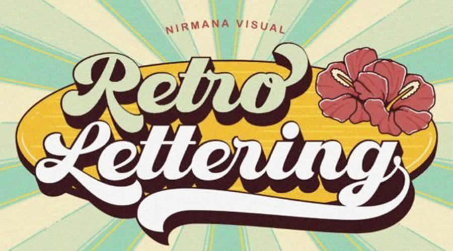 Lettering Free Retro Vintage Font Family