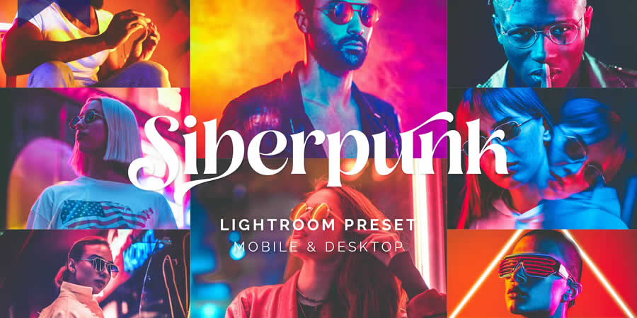 Cyberpunk Style Effect Lightroom Presets presets addon