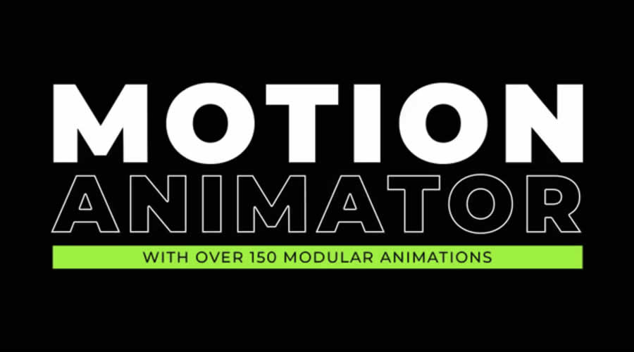 Modular Animation Presets for Premiere Pro