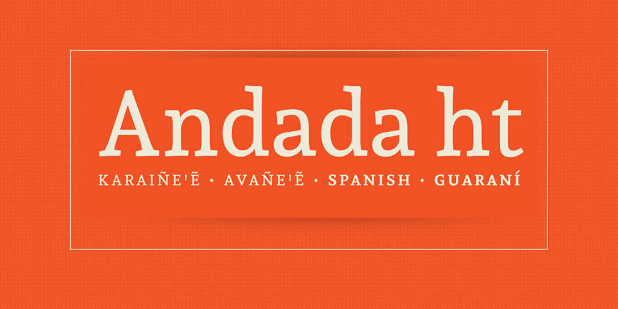 Andada Pro is a top free slab serif font family for designers